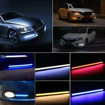1x Универсальный 17 см автомобильный светодиодный стержень дневного света автомобильный водонепроницаемый светодиодный синий