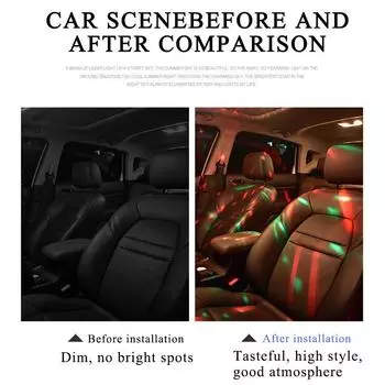 1xАвтомобильный звездное небо потолок диско-шар окружающий свет RGB DJ музыка звук вечеринка атмосфера интерьер купол багажник настенный светильник аксессуары