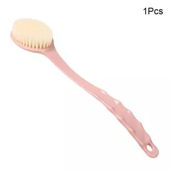 1Xskin Щетка для тела, скраб для спины, душа, ванны, отшелушивания целлюлита, длинная ручка розовый