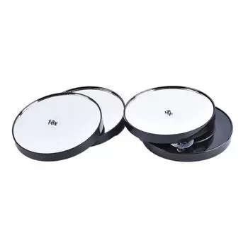 1XЗеркало для макияжа 3/5/10/15X увеличительное зеркало с двумя присосками косметический инструмент 5X