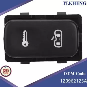 1Z0962125A Переключатель управления замком двери Кнопка центрального замка для SKODA OCTAVIA II YETI 2010-2017 чёрный