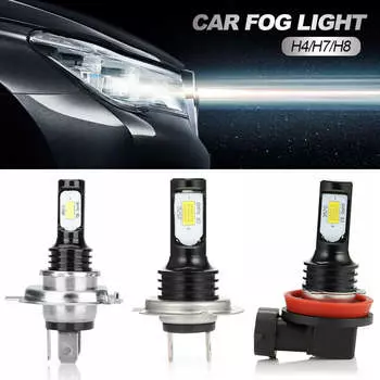20000Lms H4 H7 светодиодные автомобильные фары H11 H8 H9 H10 H1 H3 автомобильные противотуманные фары 9005 9006 автомобильные ходовые огни 55W 12V 24V