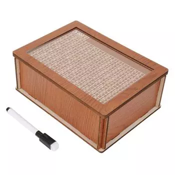 2000/3000/5000/10000 Euro Money Box Piggy Bank Wood Money Bank Reusable Money Box With Saving Goal And Numbers Boxes