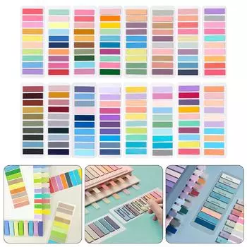 2000-4200 шт. клейкие индексные вкладки с линейкой для переплета прозрачные индексные этикетки напоминания на ежедневнике блокноте календаре ноутбуке A