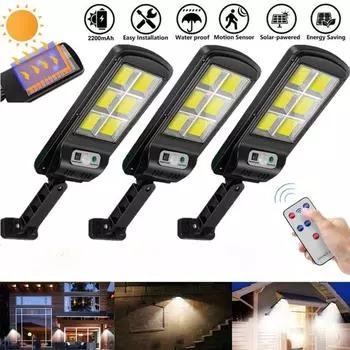 2000 мАч COB солнечные уличные настенные светильники уличные солнечные лампы датчик движения водонепроницаемый ночник 270 градусов для сада патио двора гаража 1800MAH-1COB