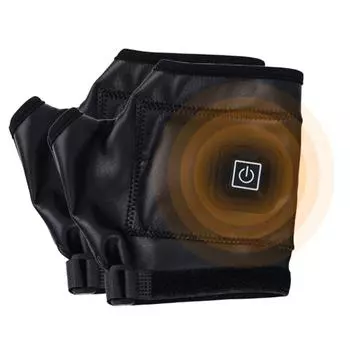 2000 мАч перезаряжаемые электрические перчатки с подогревом зимние полупальцевые грелки для рук мотоциклетные варежки для велоспорта перчатки с подогревом для катания на лыжах