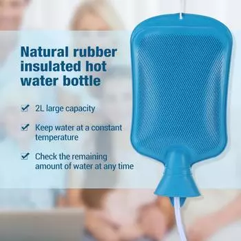 2000 мл клизменный мешок для домашнего использования для женщин промывание анального отверстия мешок медицинского класса многоразовый силиконовый водный мешок для очищения кишечника энтероклизм синий