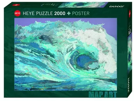 2000 Piece HEYE Puzzle Matthew Map Wave Cusick