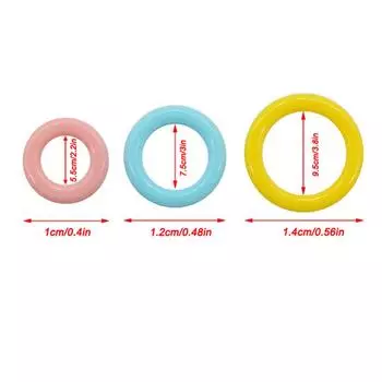 2000 пластиковая вязальная игла Ring mark инструмент для вязания крючком кольцо для вязания крючком