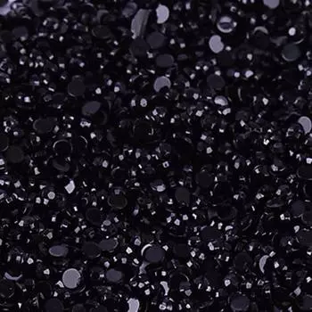 2000 шт., блестящие разноцветные бусины с плоской задней частью, 3 мм, свободные стразы, бусины для темно-фиолетового