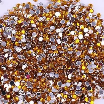 2000 шт./лот, 3 мм, блестящие смоляные хрустальные камни с плоской задней частью, бусины для дизайна ногтей, аксессуары для рукоделия «сделай сам» темно-фиолетового