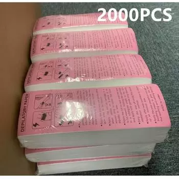 2000 шт нетканая ткань для тела удаление волос восковая бумага рулоны эпилятор для удаления волос восковая полоска бумага высокое качество 2#