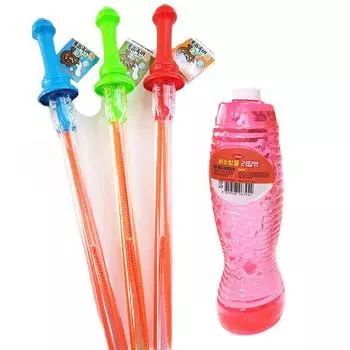 2000 Stick King Soap Bubbles 100мл 3шт + сменный блок 500мл Набор корейских детских игрушек