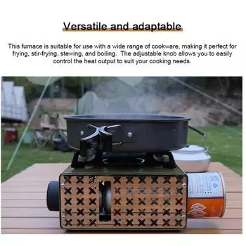 2000 Вт высокая мощность на открытом воздухе кемпинг металлические печи портативная печь для барбекю для пикника магнитное всасывание зелёный