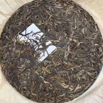 2003 Баньчжан Цизи Пуэр Сырой чайный торт Выдержанный чай Пуэр Юньнань Сырой чай Пуэр 357г
