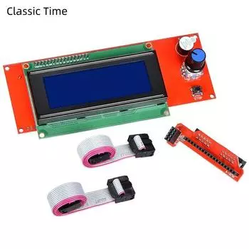 2004 12864 ЖК-дисплей 3D-принтер Reprap Smart Adapter Контроллер Reprap Ramps 1.4 1.6 Mega2560 плата 2004LCD 12864LCD Управление 3D 2004 LCD