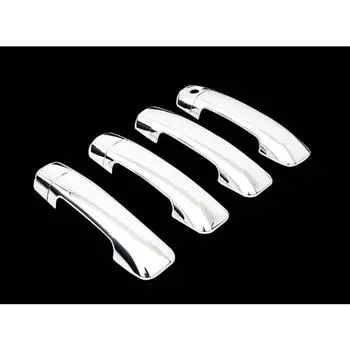 2007-2013 2014 2015 2016 для Toyota Tundra/08-16 Toyota Sequoia 4DR хромированная крышка дверной ручки (Без замочной скважины для пассажира)