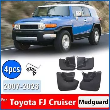 2007-для Toyota FJ Cruiser брызговик на крыло, брызговики, автомобильные аксессуары, передние и задние, 4 шт. чёрный