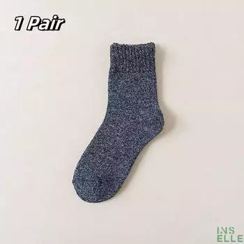 200/100/50/20/10/5/1 пара носков мужские и женские зимние махровые носки с подкладкой утолщенные однотонные носки до середины икры с прошитой нитью One Size