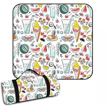 200*150 см влагостойкая подкладка водонепроницаемая ткань для пикника кемпинговые принадлежности коврик для газона пляж style 10