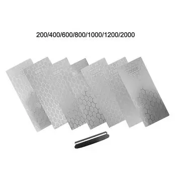 200-2000# Профессиональная алмазная точилка для ножей, точильный камень для кухни, шлифовальный инструмент, точильный камень 400