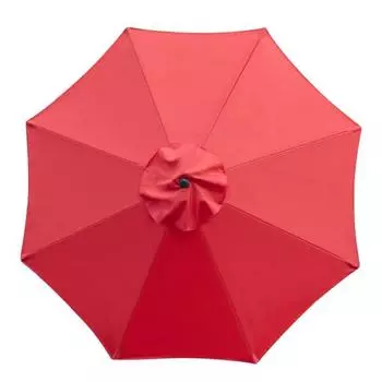 200/270/300 СМ Сменный Навес Для Зонта Защита от УФ-излучения Открытый Сад Патио Зонтик Для Заднего Двора Рынок Столешница Сменный Зонт Тканевый Тканевый Чехол S красный