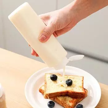 200/300 мл кухонная бутылка для специй, герметичная конструкция для сжатия с визуальной шкалой, гибкая бутылка для выдавливания приправ для тела L