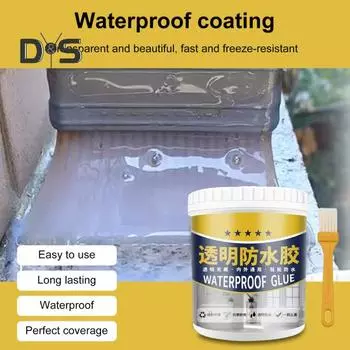 200/300G прозрачный водонепроницаемый герметик невидимое прозрачное водонепроницаемое покрытие для внутренних работ на открытом воздухе кухни ванной комнаты стены крыши антипротечки ремонт 200