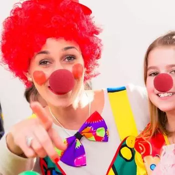 200/5 шт. Красные шарики из пенопласта, носы клоуна, губка, косплей, носы клоуна для самостоятельного изготовления, домашнего декора на Хэллоуин, рождественскую вечеринку, принадлежности