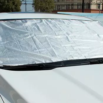 200*70cm Universal Car Front Windshield Cover Auto Sunshade Snow Ice Protection Cover Winter Summer Windshield Shield United States