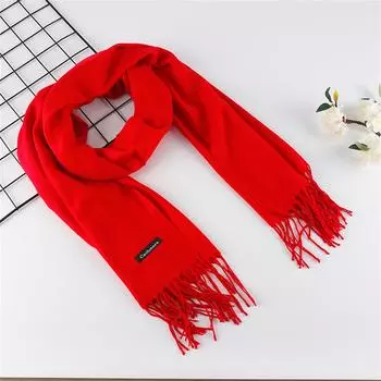 200*70CM Winter Ladies Plush Stripe Plaid Splicing Scarf Warm Shawl Scarf One Size