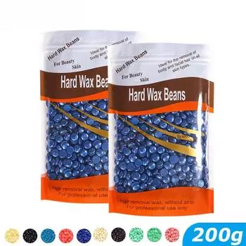 200 г/300 г/400 г/500 г восковые бобы для нагревателя воска, горячая пленка, твердый воск для депиляции, удаление волос с твердого тела, восковые бобы
