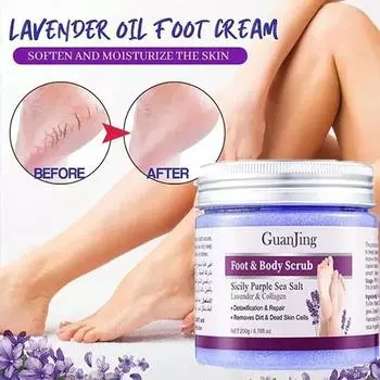 200 г лавандовые соли для душа, средства для мытья тела, отшелушивающие средства, соли для ванн, скрабы, спа-продукты, соль для педикюра, спа-соль для ванн для ног