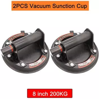 200 кг НОВАЯ вакуумная присоска 8 дюймов 200 кг грузоподъемность сверхмощный вакуумный подъемник для гранитной плитки стекла ручной подъем красный