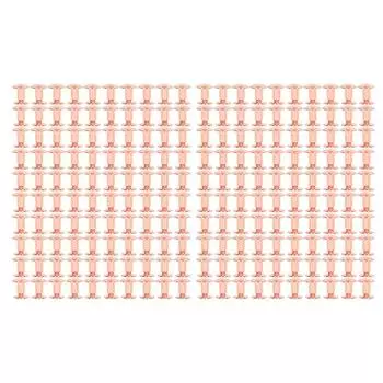 200 комплектов винтов для переплета книг Высокая твердость Изогнутые поверхности Гальваническая обработка Переплет книг золотой