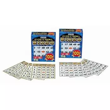 [200 листов x 2 комплекта] Карточка бинго 200+ИЛИ карточка с благодарностью