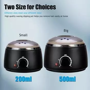 200 мл/500 мл нагреватель воска, нагреватель воска, машина для удаления волос, депиляция, эпилятор для погружения в воск, парафиновый горшок, машина для вощения
