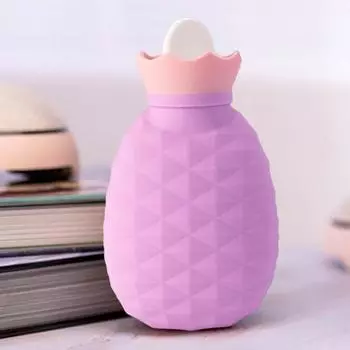 200 мл Ананас силиконовая грелка герметичная горячая холодная компресс горячая вода 1pc жёлтый