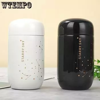 200 мл чашка для кофе и молока термос пищевой термос из нержавеющей стали термоконтейнер бутылка для супа уличная портативная чашка белый