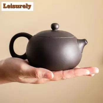 200 мл креативный фиолетовый глиняный чайник Fengming ручной работы Xishi Zisha чайник с шариком для заваривания чая фильтрация красота чайник набор для чая Kung Fu подарки
