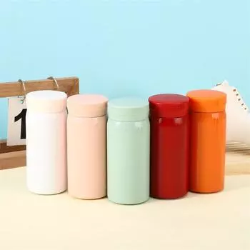 200 мл мини-кружка из нержавеющей стали для путешествий термокружка для воды с вакуумной изоляцией герметичный спортивный стакан и бутылка для холодной воды розовый