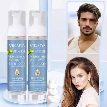 200 мл пена-воск для увлажнения и придания пышности мужским и женским геля для укладки волос для стойкого и эффективного создания красивых и красивых волос 200ml