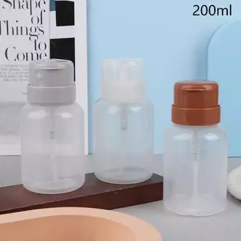 200 мл Прессованный пластиковый флакон для спирта с замком для хранения очиститель паяльная паста флюс пресс серый