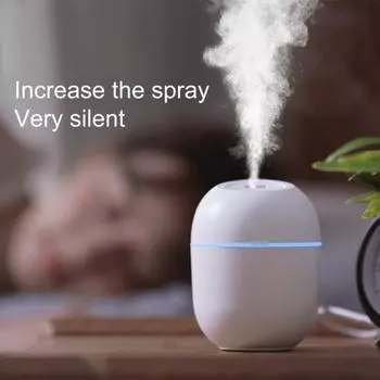 200 мл прочный огнеупорный увлажнитель воздуха из АБС-пластика удобный тонкий распылитель белый