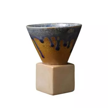 200 мл японская керамическая кружка кофейная кружка латте чашка с основанием керамическая кружка