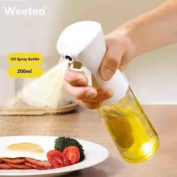 200 мл распылитель масла, кухонная бытовая фритюрница, распылитель масла, распылитель пищевого масла, распылитель, распылительный бак для распыленного масла 200ML белый