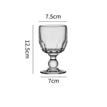 200 мл ретро хрустальный стеклянный жемчужный бокал для вина коктейльный стакан для виски домашний холодный напиток сок прозрачный стакан праздничный подарок