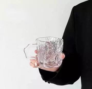 200 мл розовое с ледниковым стеклом высокого уровня внешний вид бытовые напитки вода чашка кухонный кофе холодные напитки кружки молоко 200ML