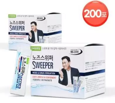 200 пакетов порошка для чистки носа