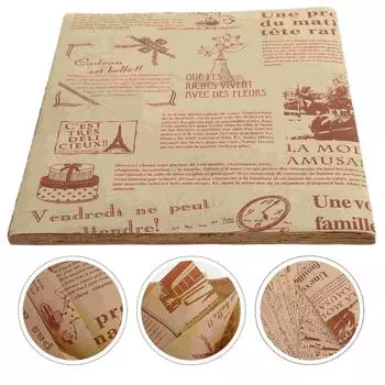 200 шт. силиконовая бумажная рулонная подкладка жиронепроницаемая фритюрница для хлеба антипригарная пекарская бумага еда выпечка торт